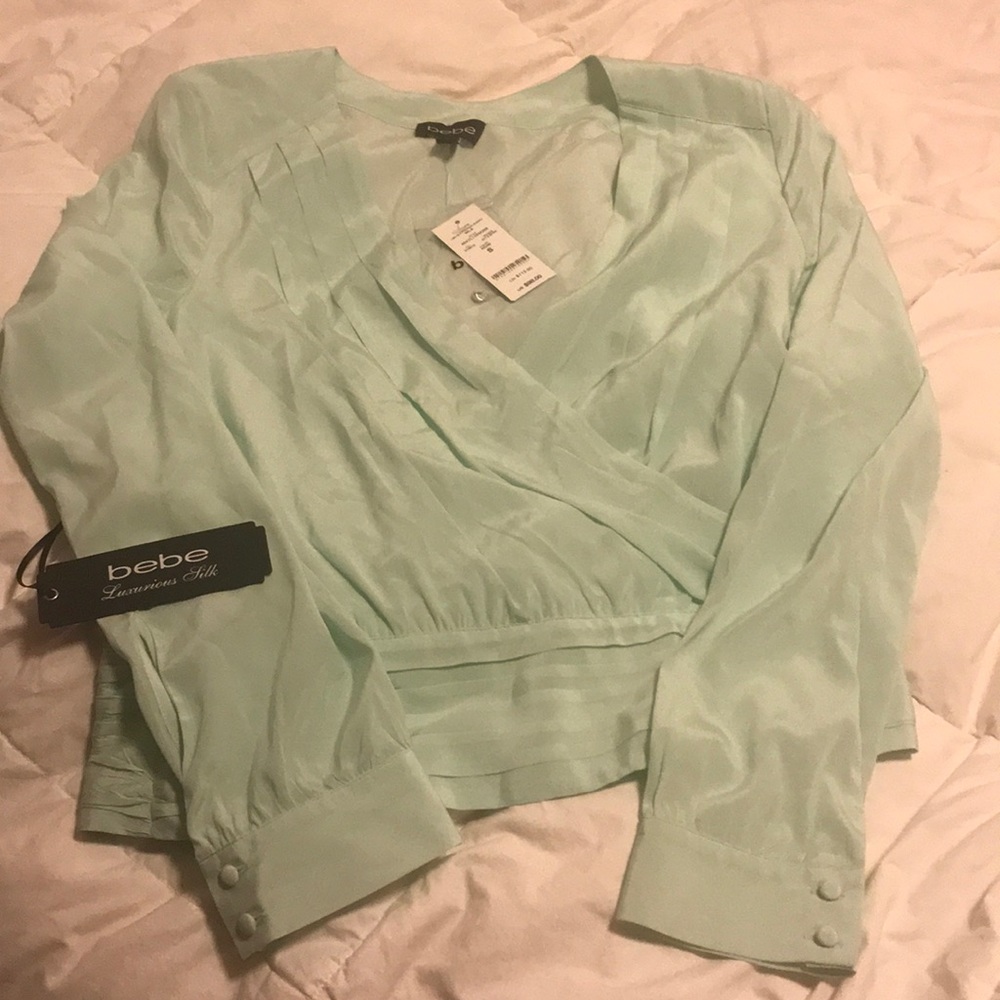 Bebe silk top small